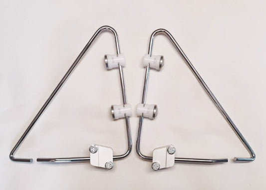 Windshield mounting brackets - ČZ 502 De Luxe Scooter - newer type, panel handlebars
