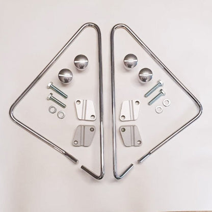 Windshield mounting brackets - ČZ 502 De Luxe Scooter - newer type, panel handlebars