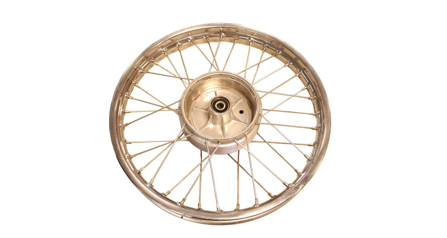 Wheel Jawa Sport 19", stainless spokes, chemically polished, inner brake plate