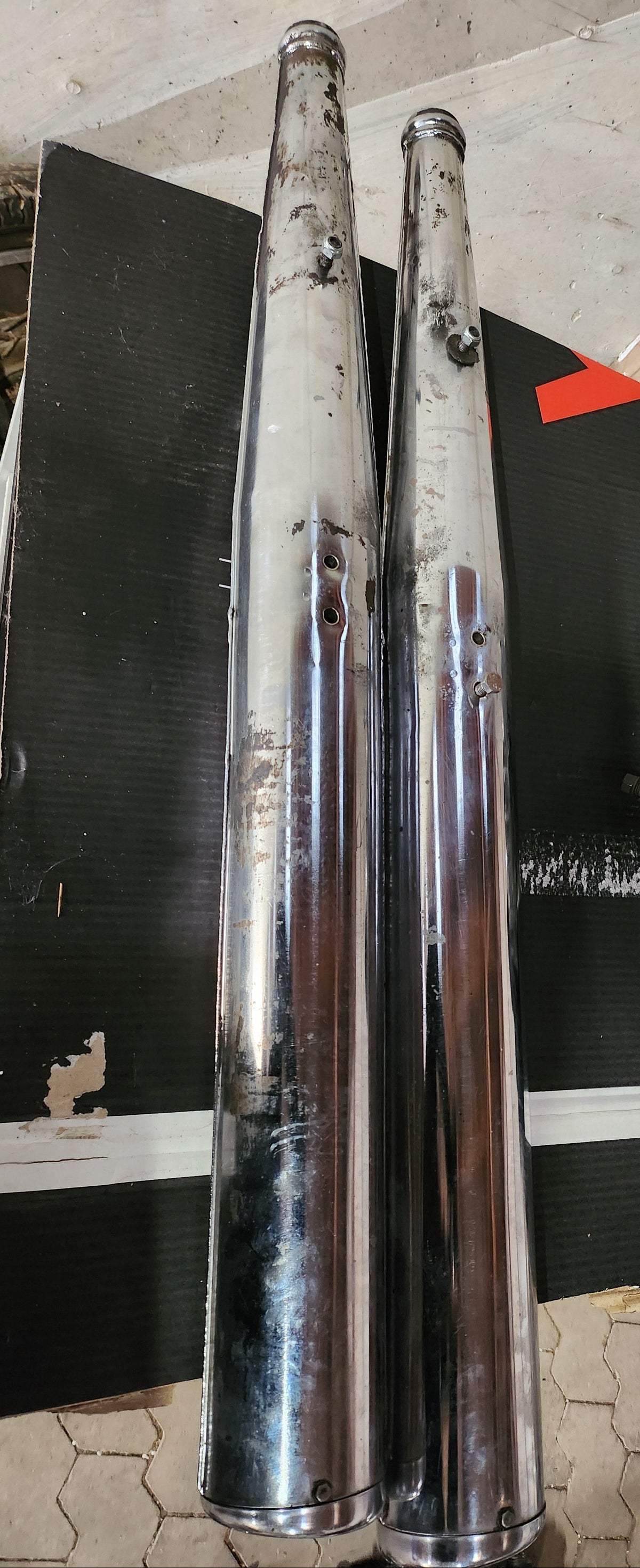 Jawa 638/639/640 exhaust pipe set used