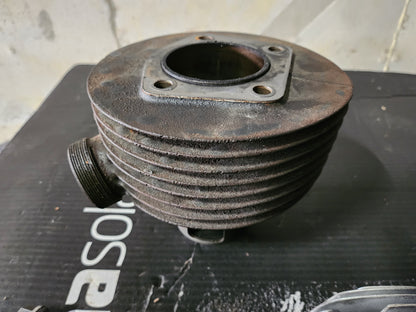 Jawa 353 head, Cylinder with Almet 0.75 piston,studds, clutch and magnet cover- used