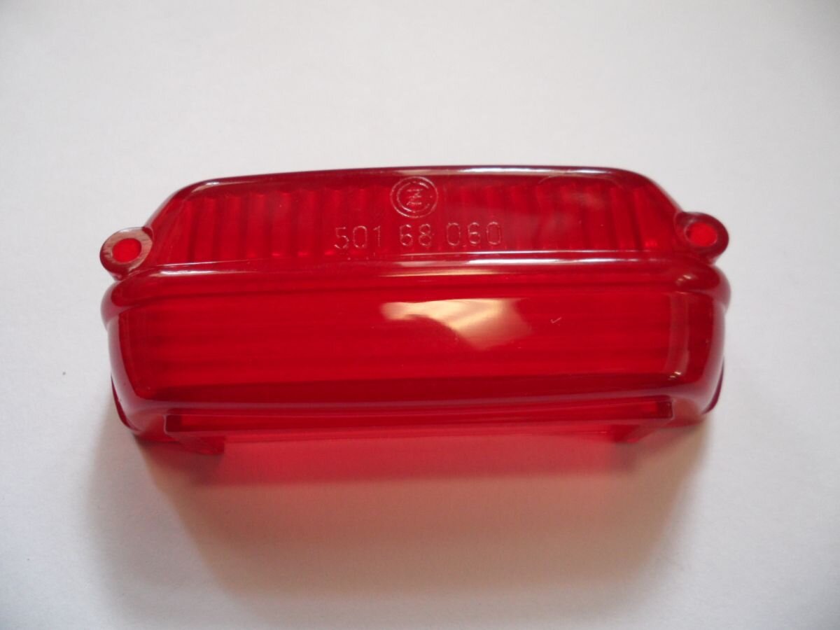 Rear light cover ČZ PAV red