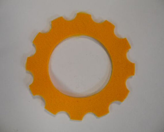 Yellow Tank Felt Seal Half-Round Edge