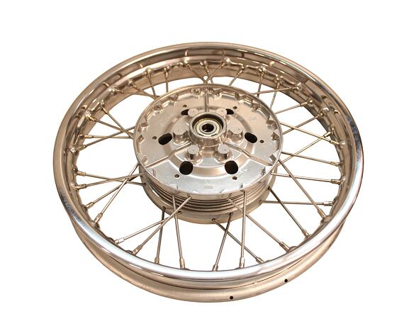 Rebuilt Front Wheel Jawa 250/350 Stainless Spokes