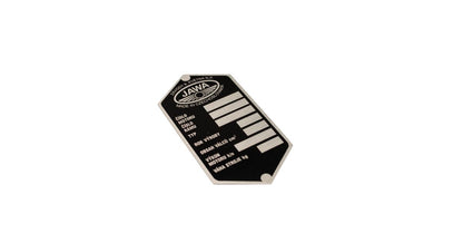Jawa Manufacturer Plate 9 Května Factory Printed
