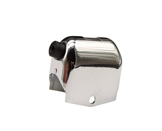 Chrome Light Switch Horn Cover Grooved