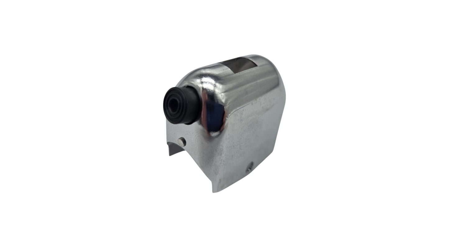 Chrome Light Switch Horn Cover Grooved