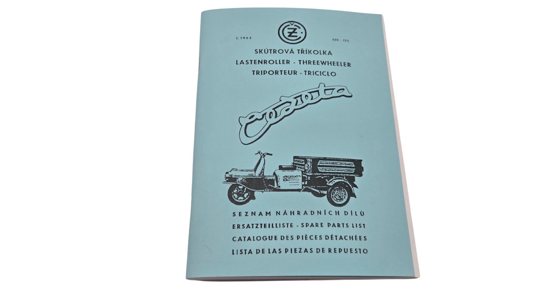 Spare parts catalog ČZ 175 type 505 rikša