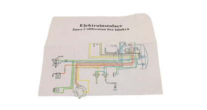 Wiring harness Jawa 250/350 Californian, without turn signals