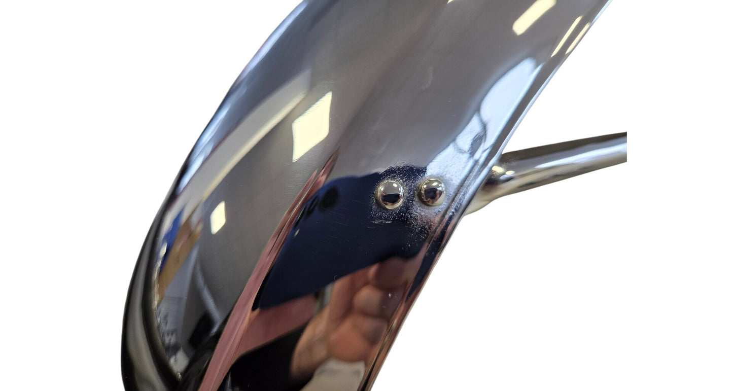 Front fender Jawa 634 chromed incl. clamps