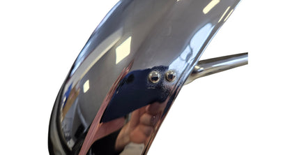Front fender Jawa 634 chromed incl. clamps