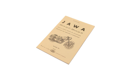 Owner's Manual Jawa Perak 250 1951-52