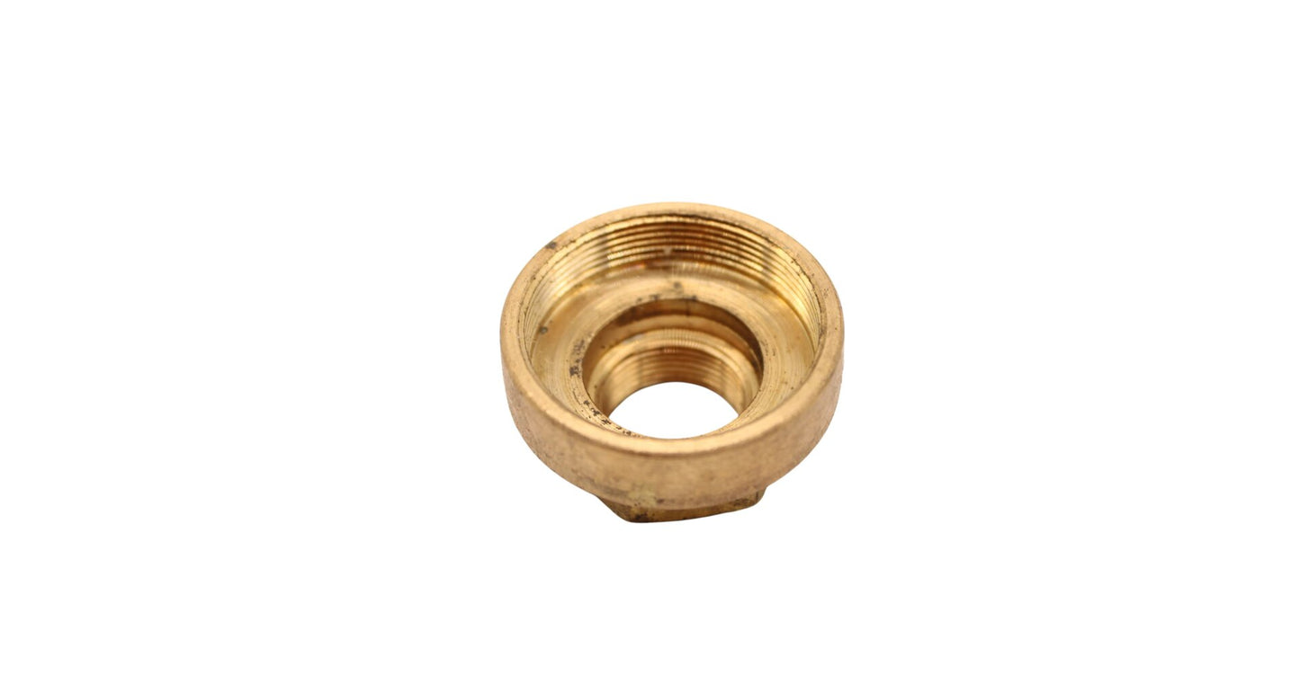 Brass Lower Union Nut for Jawa Pérák Carburetor, Mototechna