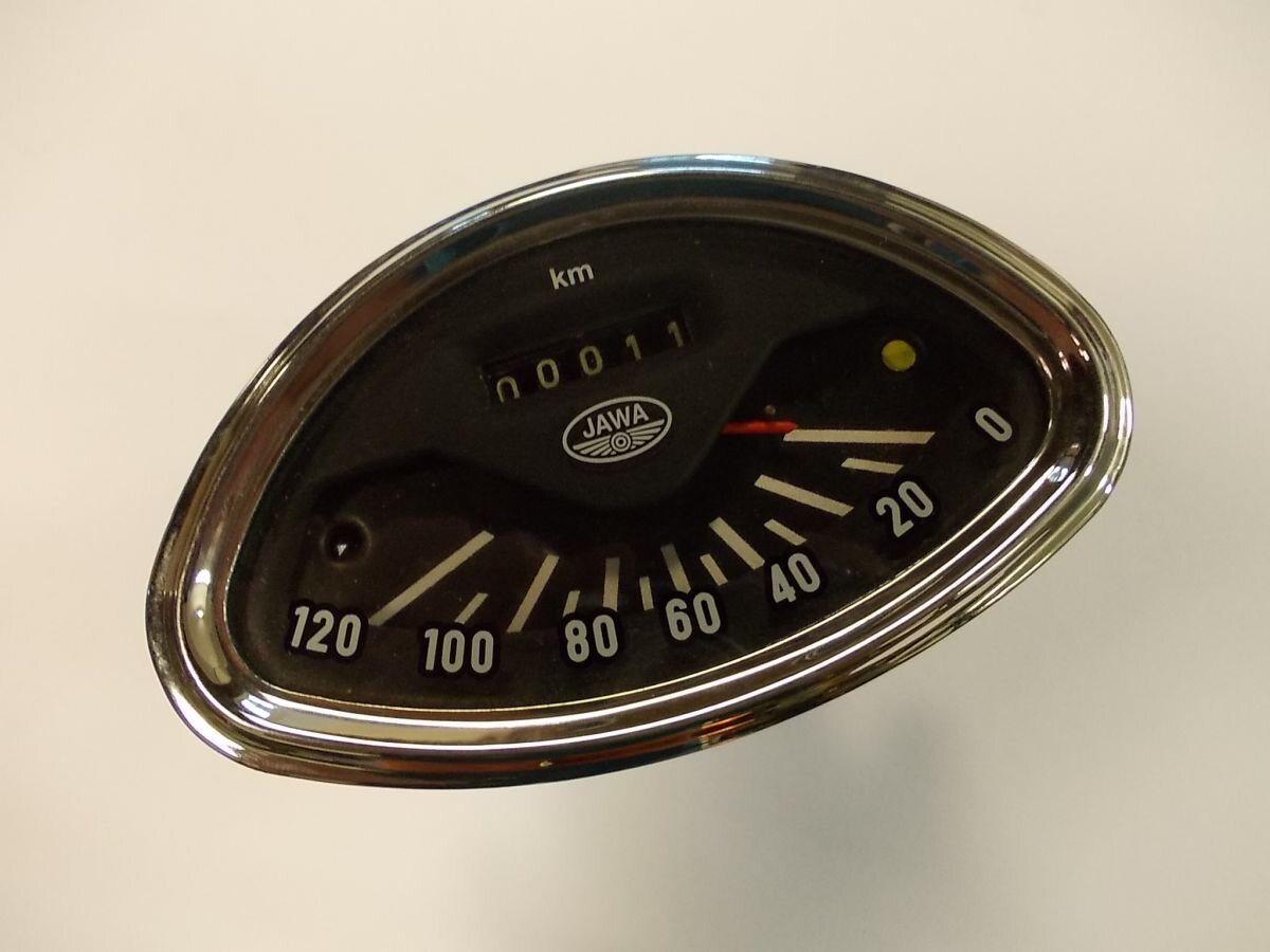 Jawa 250 350 Panelka Speedometer 120km Restored