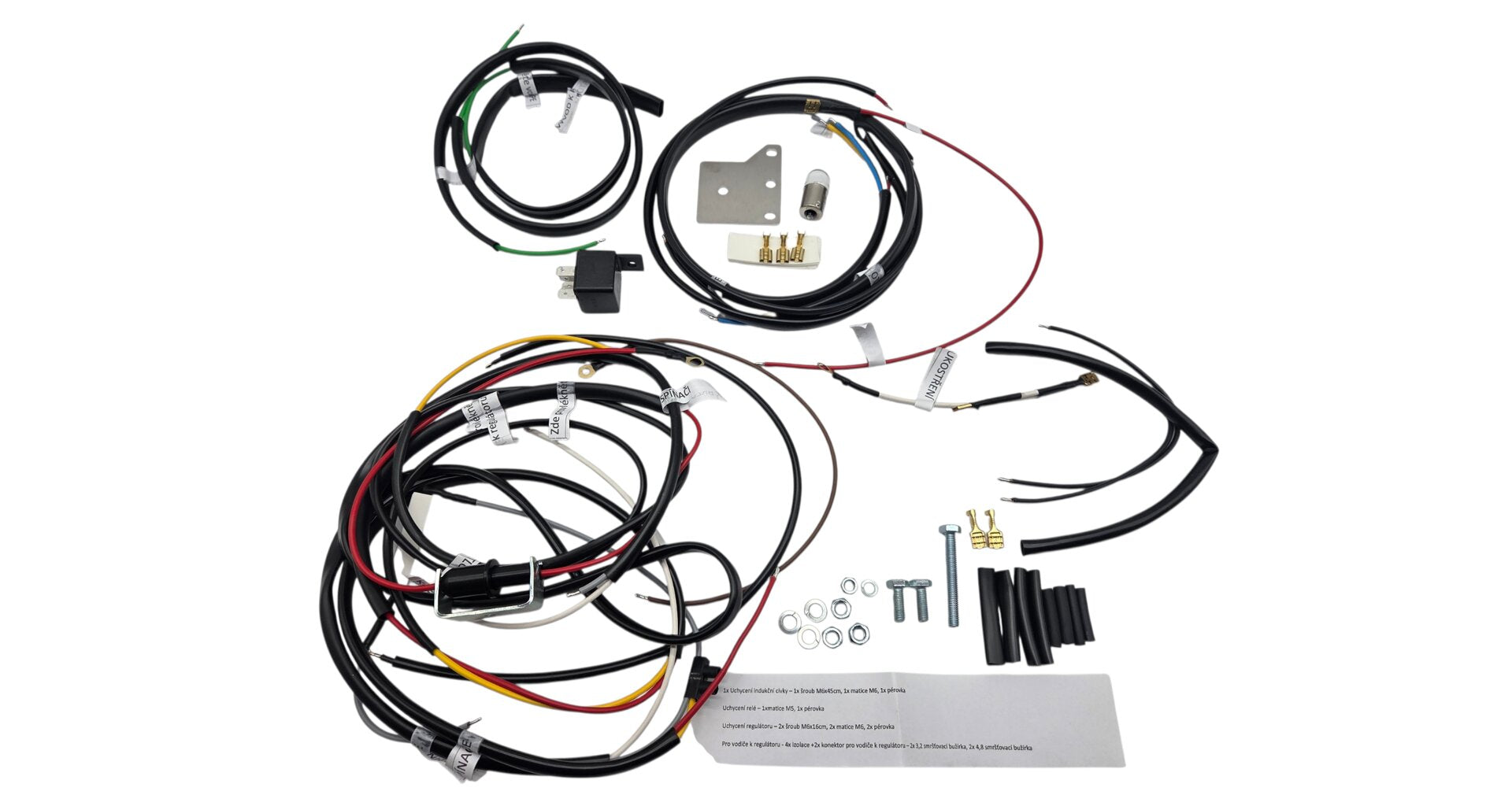 Wiring Harness Jawa 250/350 Pérák for VAPE, with brake light
