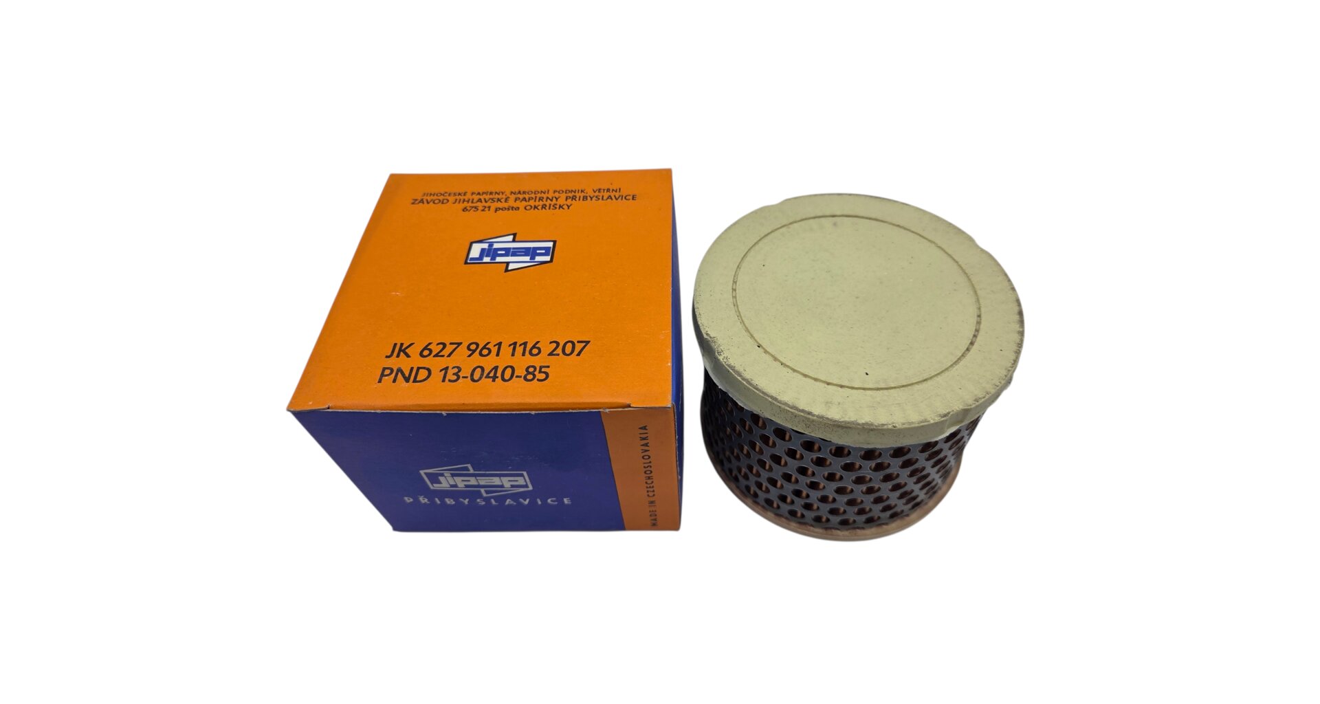 Original Air Filter CZ 125-350, blanked off, in box, Mototechna