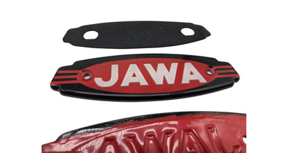 Tank badges + rubbers Jawa 250 592 250/350 Californian, pair, Profi quality