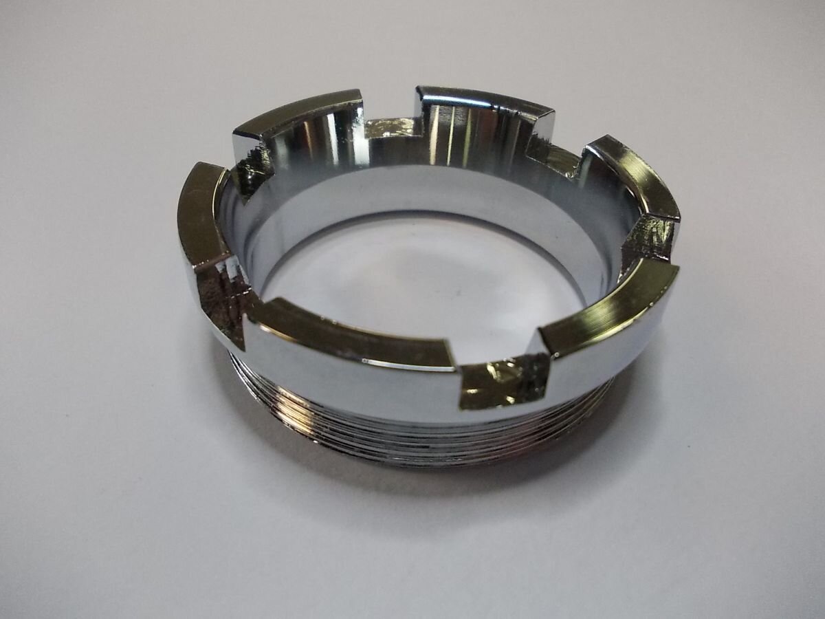 Chrome Exhaust Collar Nut JAWA 250 Panelka