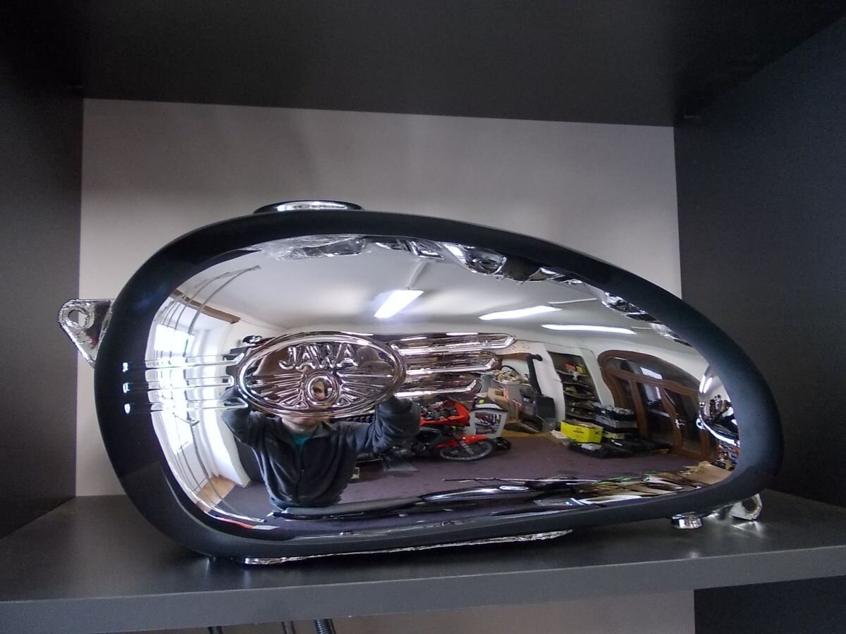 Renovated Fuel Tank Jawa Panelka Complete