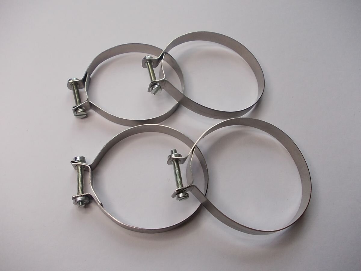 Jawa 350/638, 639, 640 Front Fork Gaiter Clamps (Screw Type)
