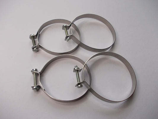 Jawa 350/638, 639, 640 Front Fork Gaiter Clamps (Screw Type)
