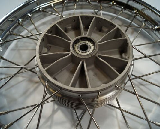 Rebuilt Jawa Panelka Wheel Stainless Spokes
