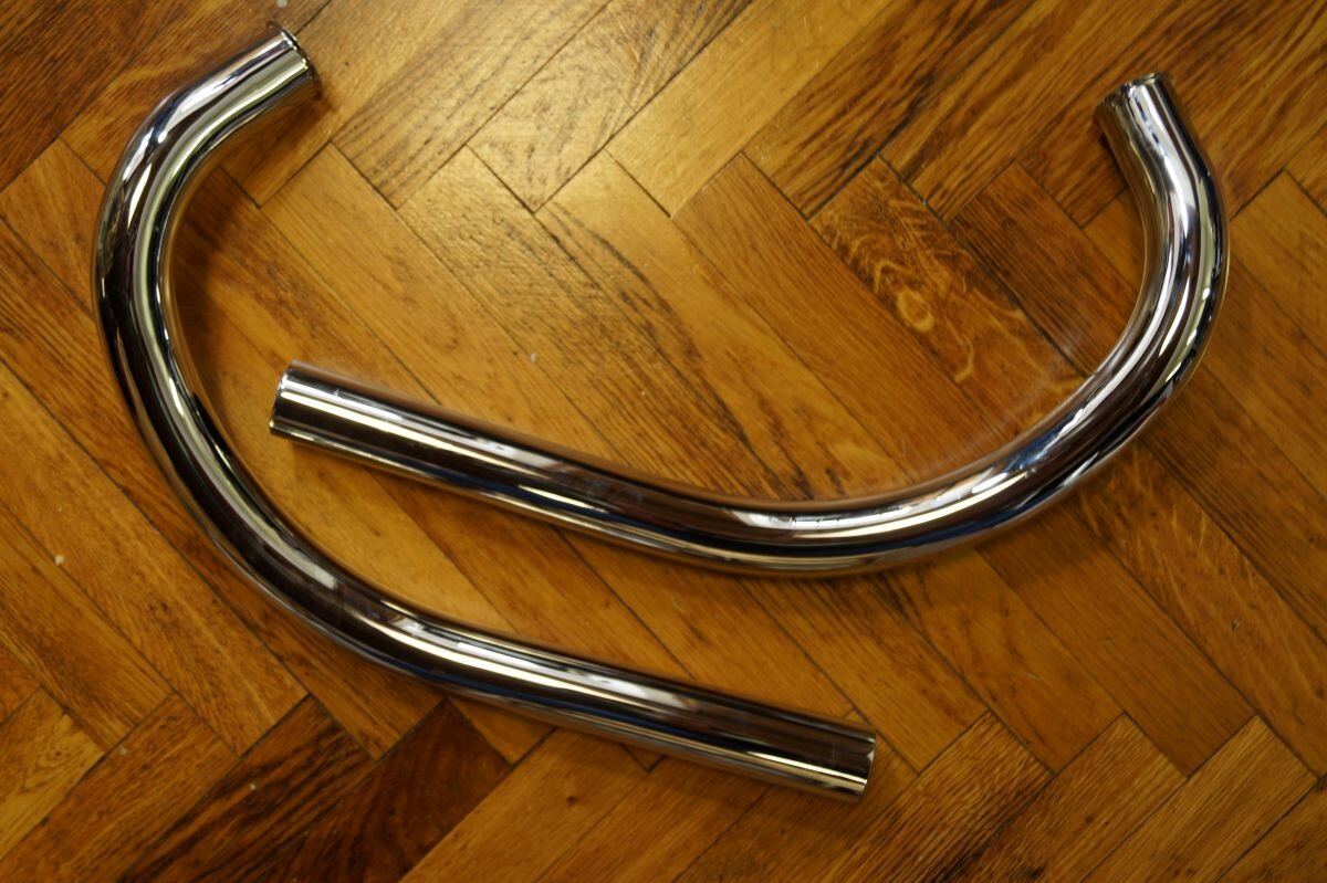 Exhaust Pipes Jawa 350 Square Cylinder Czech