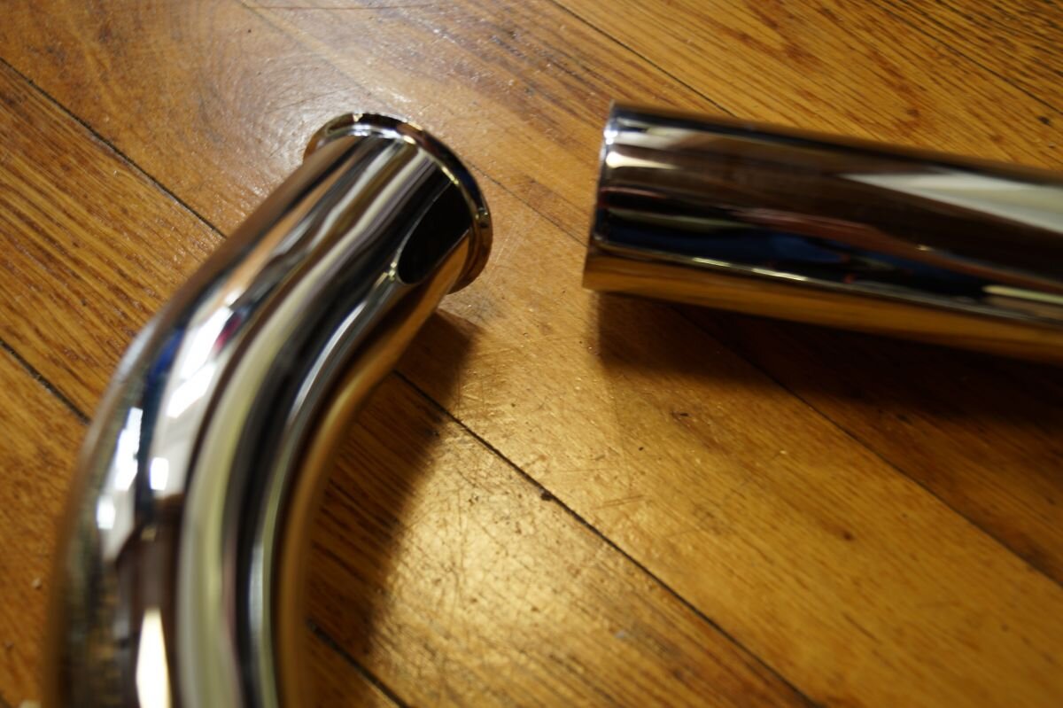 Exhaust Pipes Jawa 350 Square Cylinder Czech