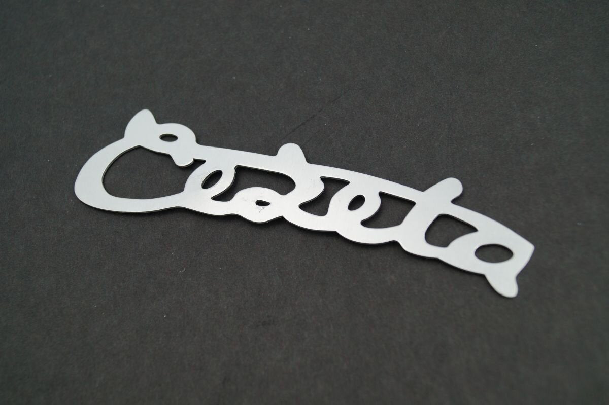 Čezeta emblem, stainless steel
