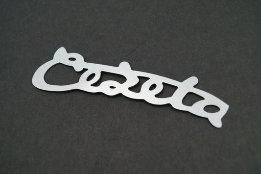 Čezeta emblem, stainless steel