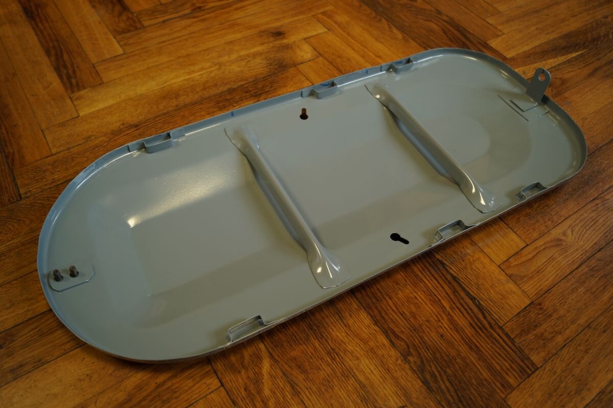 Seat plate with hinge ČZ scooter Prase