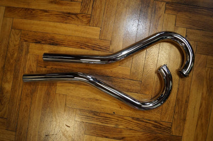 Exhaust manifold elbows Jawa 250 Pérák, competition version, Czech-made