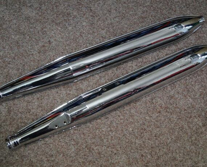 Cigar Mufflers Jawa Threaded Mount Turkish Pair