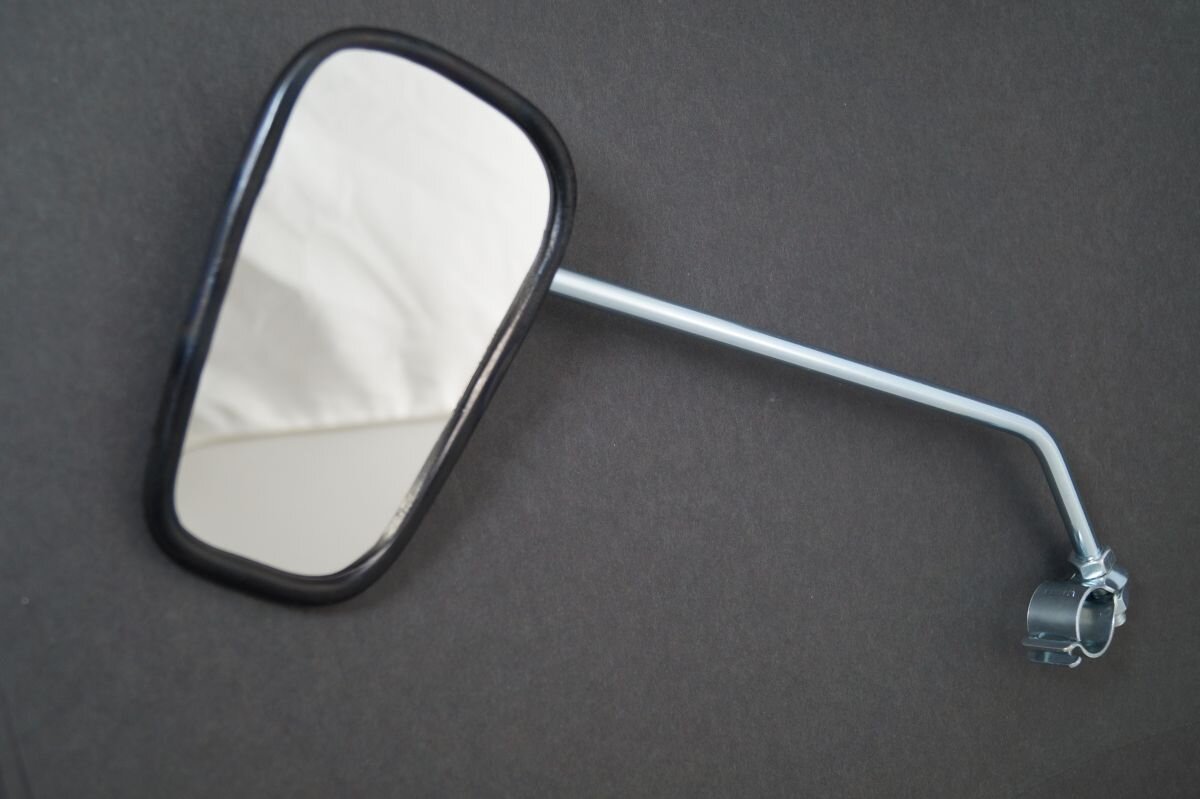 Left Long Painted Mirror with Clamp JAWA ČZ
