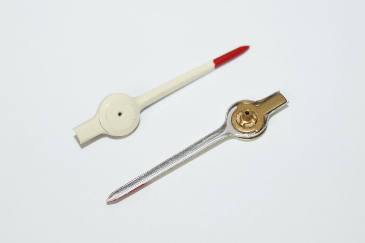 Speedometer Needle Jawa ČZ, white-red