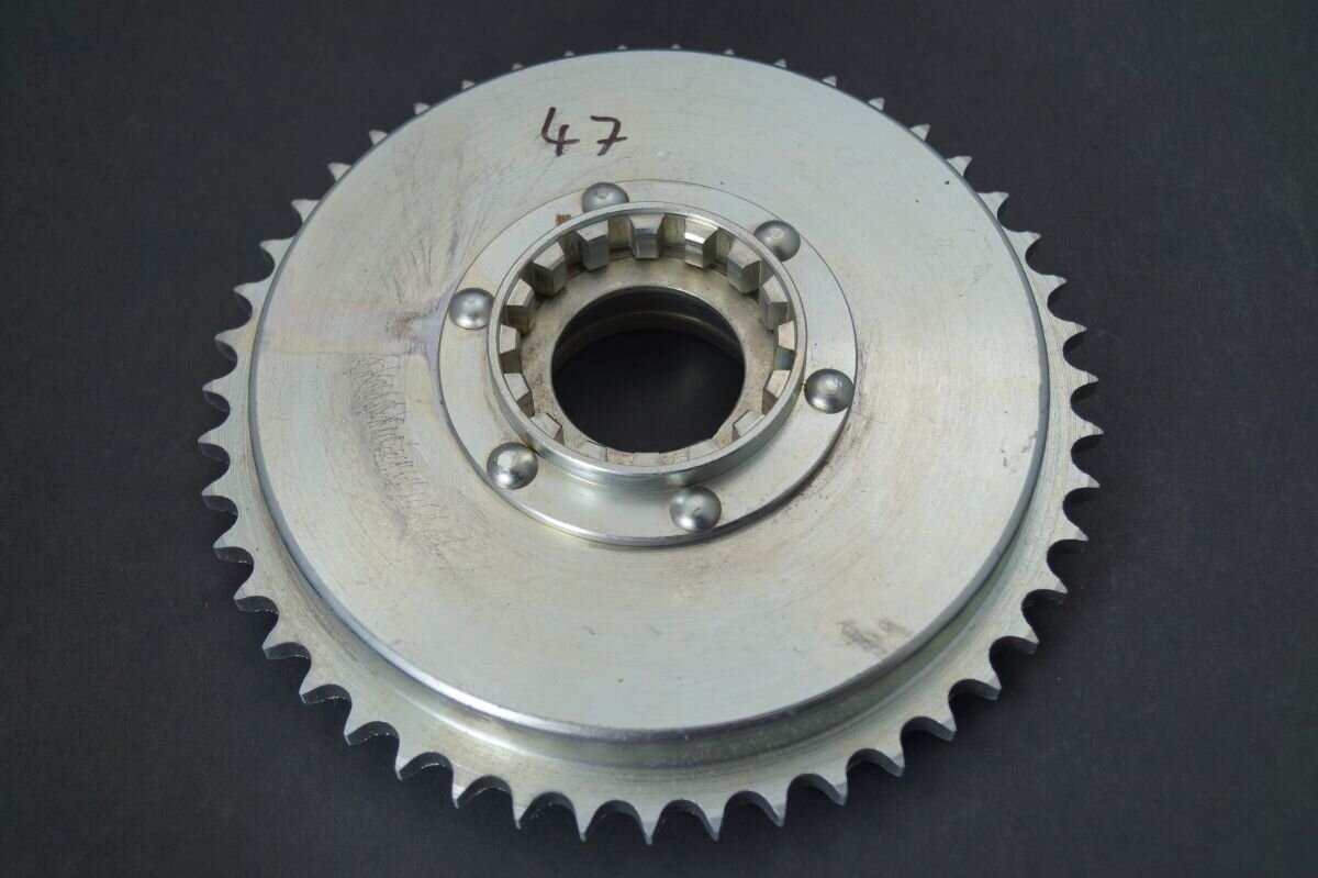 Sprocket Jawa Pérák 160mm 47t, zinc, SK