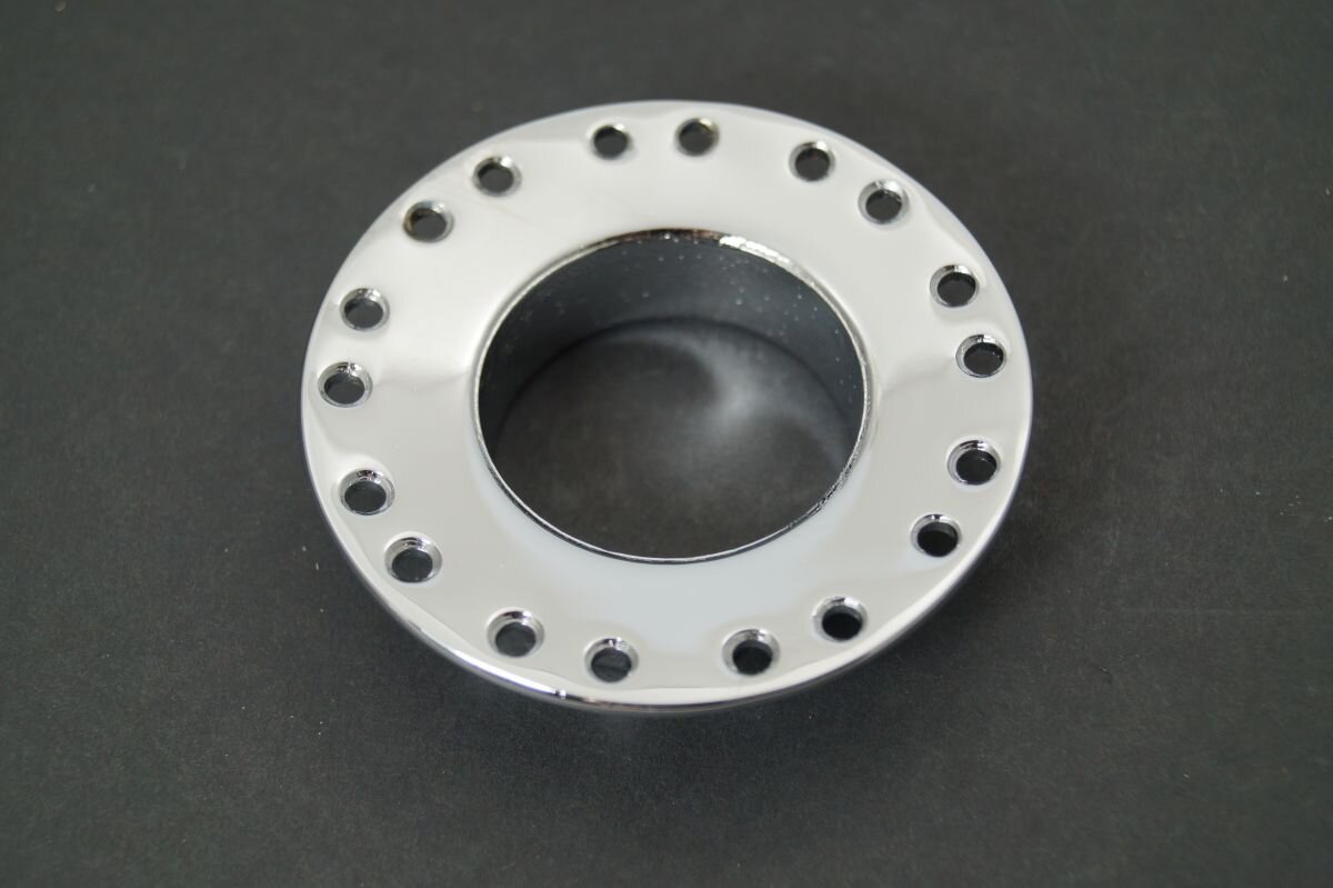 Sprocket carrier for wheel hub Jawa Pérák, chrome, communist type