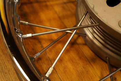 Rebuilt Rear Wheel JAWA 250/350 Swingarm Stainless