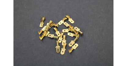 Flat Connector Male 2.5mm Brass