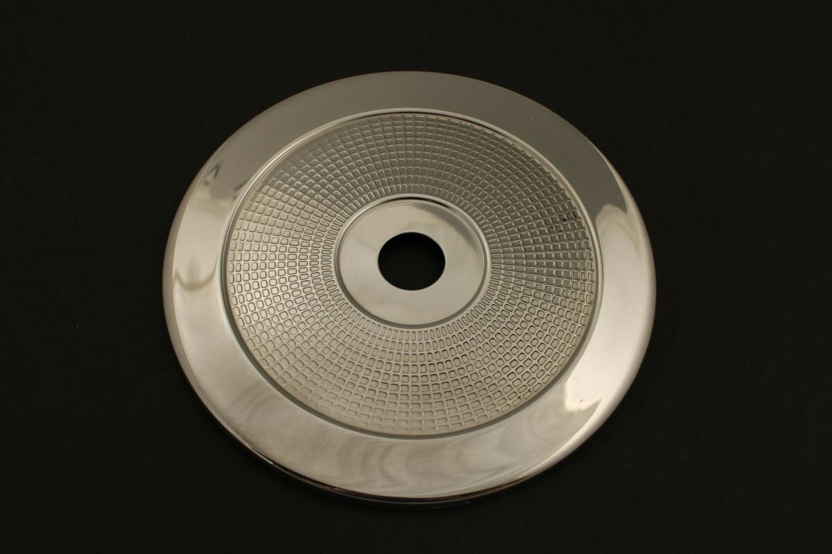 Wheel Hub Cover Cap ČZ 634 Ribbed Polished