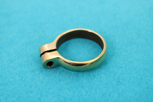 Carburetor Flange Clamp Jawa 250 350 Pérák 500 OHC, Polished Brass