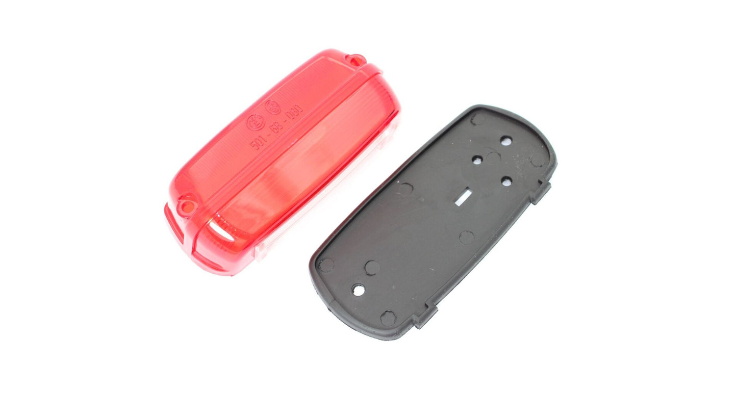 Rear Light Cover with Rubber Grommet ČZ PAV Red