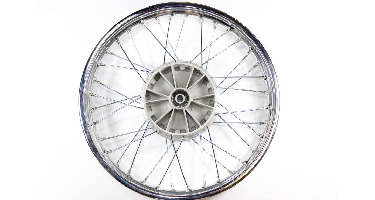 Refurbished wheel Jawa 18" rim 2.15 zinc spokes