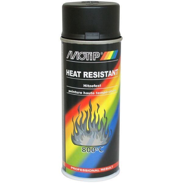 Motip Heat Resistant Spray Black 800°C