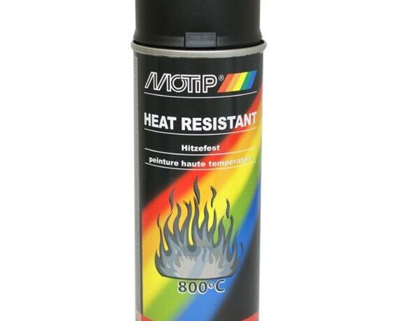 Motip Heat Resistant Spray Black 800°C