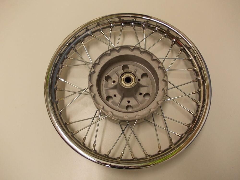 Rebuilt Front Wheel JAWA 250/350 Swingarm Zinc Spokes