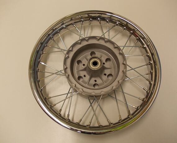 Rebuilt Front Wheel JAWA 250/350 Swingarm Zinc Spokes