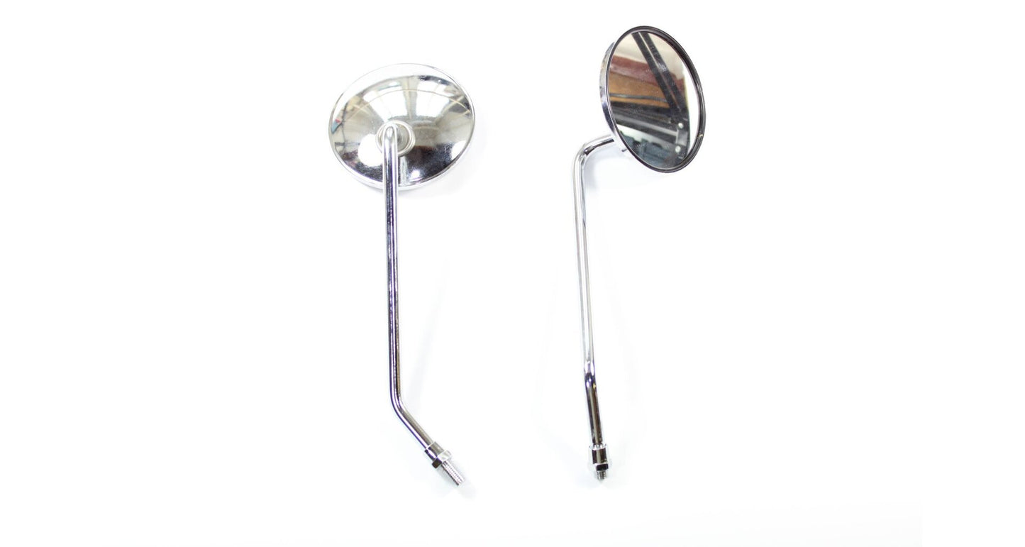 Chrome Mirrors for Handlebars M10 x 1,25 pair Jawa 350 OHC