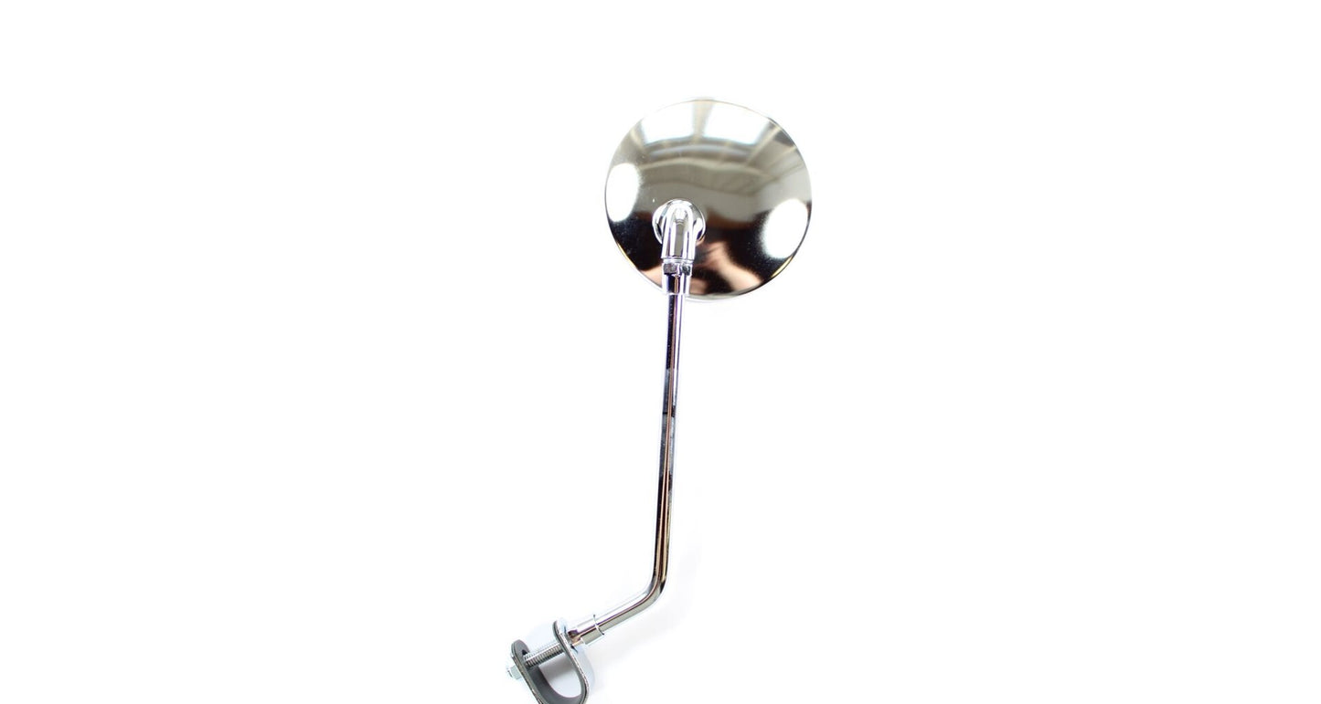 Chrome Handlebar Mirror with Ball Joint M8 Thread