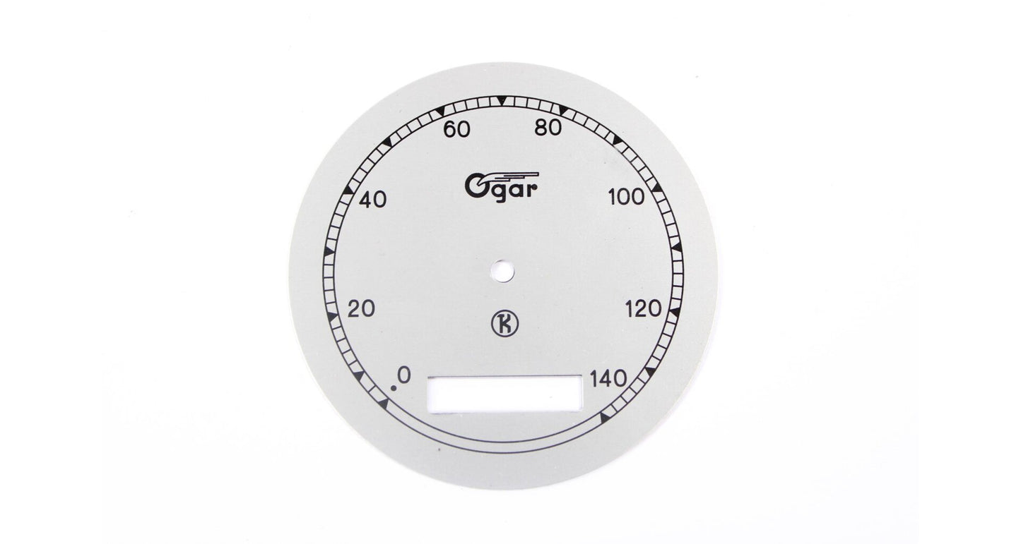 Speedometer dial Ogar up to 140km/h